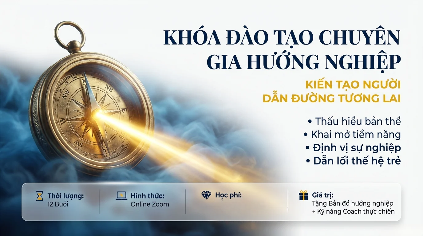Khóa Đào Tạo Chuyên Gia Hướng Nghiệp - Kiến Tạo Người Dẫn Đường Tương Lai