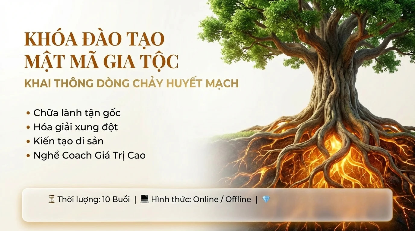 Khóa đào tạo Mật Mã Gia Tộc - Khai thông dòng chảy huyết mạch